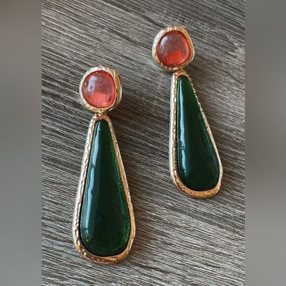 Bohemian earring drops A332 - Picture 2 of 5